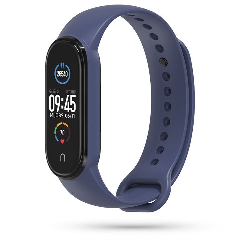 Λουράκι για Xiaomi Mi Band 5/6  Silicone Strap - Midnight Blue